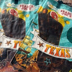 Trader Joe's Texas Themed Tote Bag